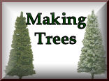 Making Your Own Trees for your model train set landscaping and model railroading experience at KraftTrains.com. 