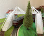 Download the .stl file and 3D Print your own Pedestrian Bridge HO scale model for your model train set.
