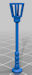 Download the .stl file and 3D Print your own Street Lamp N scale model for your model train set.