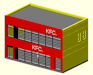 Download the .stl file and 3D Print your own KFC Restaurant N scale model for your model train set.