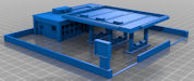Download the .stl file and 3D Print your own Esso Gas Station N scale model for your model train set from www.krafttrains.com.