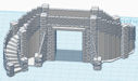 Download the .stl file and 3D Print your own Footbridge N scale model for your model train set from www.krafttrains.com.