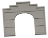 Download the .stl file and 3D Print your own Tunnel Portal N scale model for your model train set from www.krafttrains.com.