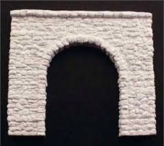 Cover your HO scale tunnels with a random stone portal and color with Earth Colors™ Liquid Pigment.
Outside: 5 11/16" w x 5 1/8" h (14.4 cm x 13 cm) / Inside: 2 13/16" w x 3 3/4" h (7.14 cm x 9.52 cm).