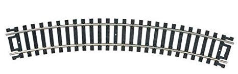 Atlas HO-CODE 100 15" RADIUS TRACK (6) Item # 0831. 6 pcs./pkg
Atlas is the leading manufacturer of model railroad track, worldwide. You will find that our track is easy to use and will last on your layout for years. All Atlas code 100 track is made with premium nickel silver rail and black railroad ties."