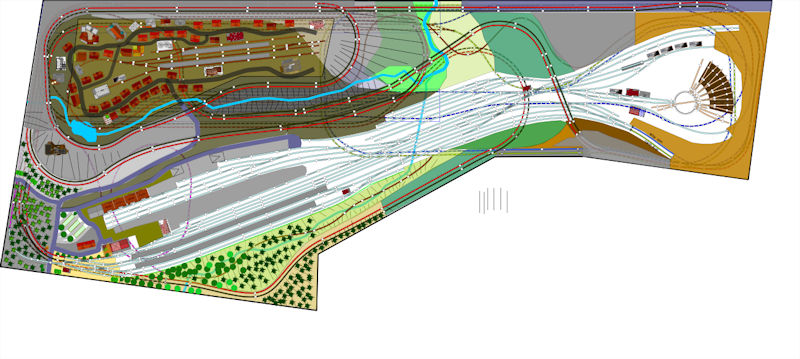 Examples of model railroad layouts designed with AnyRail. AnyRail is probably the easiest to use model railway design tool around. It's also entirely independent, so you can build with almost any track. Enjoy designing your layout AnyRail ensures everything fits. AnyRail enables you to rocket through the planning phase, or tinker to your heart's content - you don't have to be a computer expert to produce successful designs.