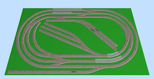 Image of model railroad layouts designed with Scarm Simple Computer Aided Railway Modeller. Download the software for easy and precise design of model train layouts and railroading track plans with SCARM (Simple Computer Aided Railway Modeller).
With SCARM (Simple Computer Aided Railway Modeller) Download the Software you can easily create the layout of your dreams. Just download the setup package, install it and start editing your first track plan.