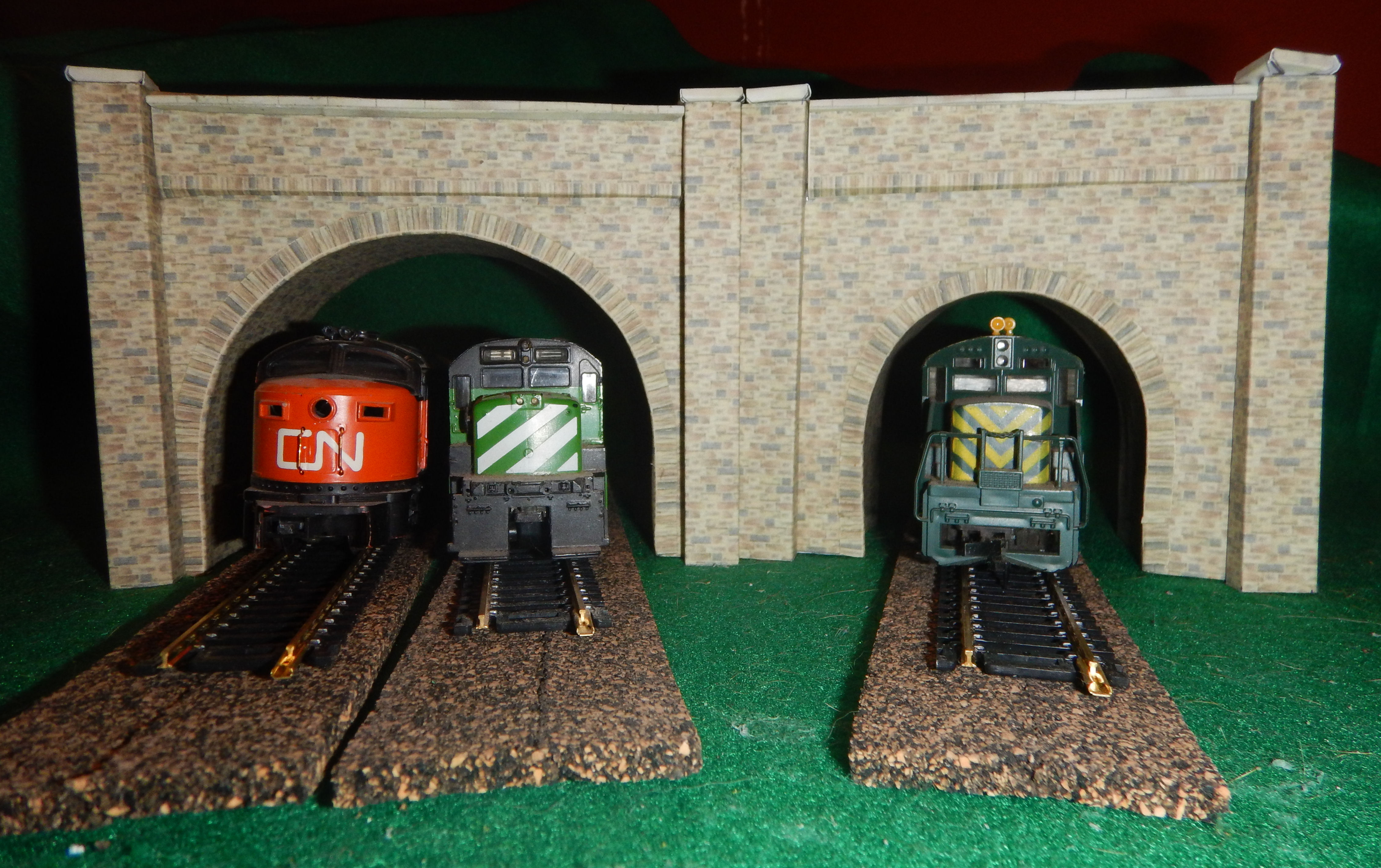 Ho Scale Model Train Set 4 Different Types Of Tunnel Portals