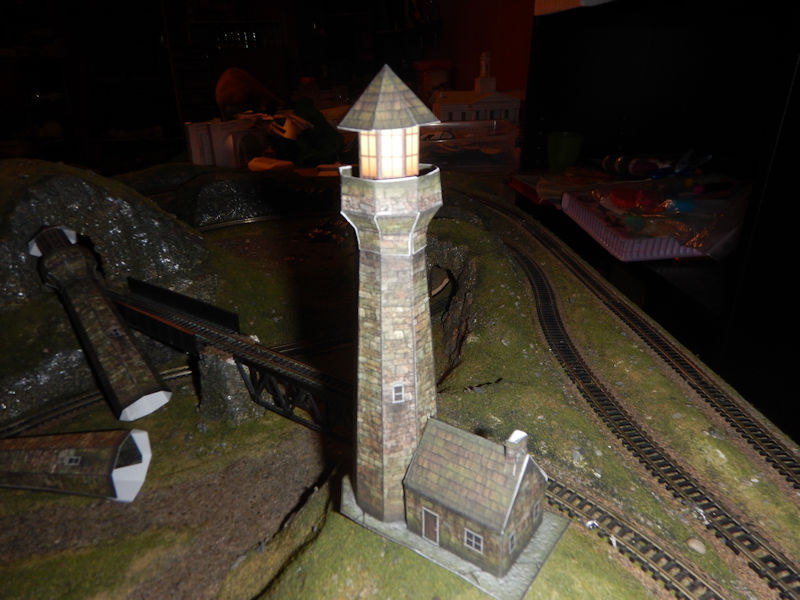 This free PDF printable n scale stone lighthouse templates that you cut out and fold to build your n scale stone lighthouse models, and includes instructions for folding your n scale stone lighthouse models. Build your own structures with krafttrains.com for your n scale model train set stone lighthouse.