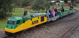 The Altona Miniature Railway (AMR) is a hobby club run by members that provide miniature train rides on scaled steam and diesel engines (5″ and 7 1/4″ gauge), over our 1.5 km length track in Altona Australia. Membership with Altona Miniature Railway is available to anyone who is interested in trains, scale model railroading, engineering, gardening or being involved in the local community. Altona Miniature Railway is a family friendly club that welcomes new members and their families.