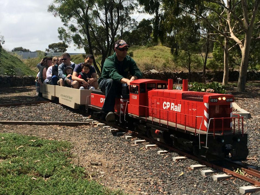 The Altona Miniature Railway (AMR) is a hobby club run by members that provide miniature train rides on scaled steam and diesel engines (5″ and 7 1/4″ gauge), over our 1.5 km length track in Altona Australia. Membership with Altona Miniature Railway is available to anyone who is interested in trains, scale model railroading, engineering, gardening or being involved in the local community. Altona Miniature Railway is a family friendly club that welcomes new members and their families. 