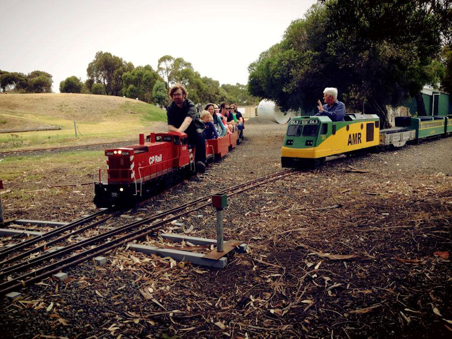The Altona Miniature Railway (AMR) is a hobby club run by members that provide miniature train rides on scaled steam and diesel engines (5″ and 7 1/4″ gauge), over our 1.5 km length track in Altona Australia. Membership with Altona Miniature Railway is available to anyone who is interested in trains, scale model railroading, engineering, gardening or being involved in the local community. Altona Miniature Railway is a family friendly club that welcomes new members and their families. 