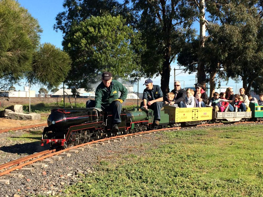 The Altona Miniature Railway (AMR) is a hobby club run by members that provide miniature train rides on scaled steam and diesel engines (5″ and 7 1/4″ gauge), over our 1.5 km length track in Altona Australia. Membership with Altona Miniature Railway is available to anyone who is interested in trains, scale model railroading, engineering, gardening or being involved in the local community. Altona Miniature Railway is a family friendly club that welcomes new members and their families. 