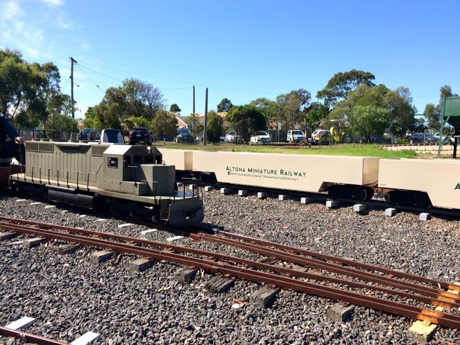 The Altona Miniature Railway (AMR) is a hobby club run by members that provide miniature train rides on scaled steam and diesel engines (5″ and 7 1/4″ gauge), over our 1.5 km length track in Altona Australia. Membership with Altona Miniature Railway is available to anyone who is interested in trains, scale model railroading, engineering, gardening or being involved in the local community. Altona Miniature Railway is a family friendly club that welcomes new members and their families. 
