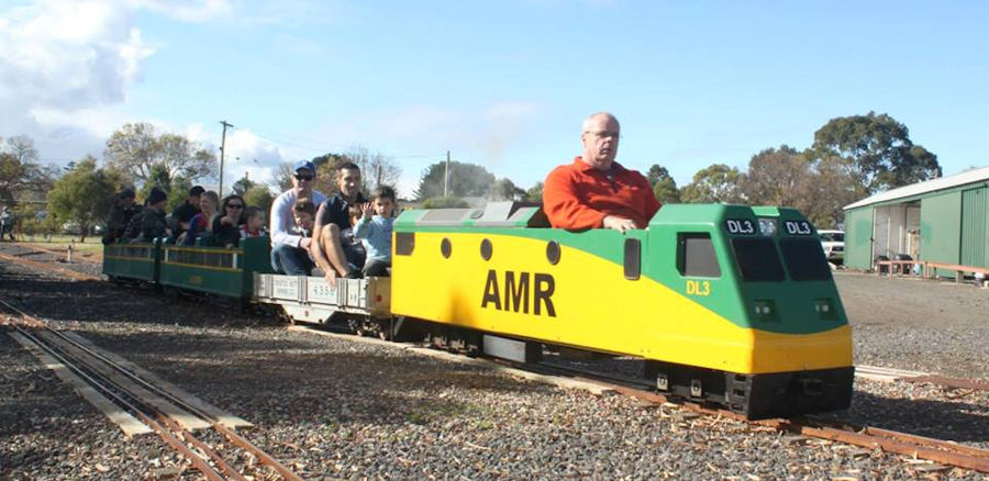 The Altona Miniature Railway (AMR) is a hobby club run by members that provide miniature train rides on scaled steam and diesel engines (5″ and 7 1/4″ gauge), over our 1.5 km length track in Altona Australia. Membership with Altona Miniature Railway is available to anyone who is interested in trains, scale model railroading, engineering, gardening or being involved in the local community. Altona Miniature Railway is a family friendly club that welcomes new members and their families. 