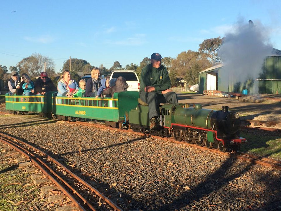 The Altona Miniature Railway (AMR) is a hobby club run by members that provide miniature train rides on scaled steam and diesel engines (5″ and 7 1/4″ gauge), over our 1.5 km length track in Altona Australia. Membership with Altona Miniature Railway is available to anyone who is interested in trains, scale model railroading, engineering, gardening or being involved in the local community. Altona Miniature Railway is a family friendly club that welcomes new members and their families. 