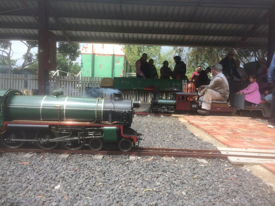 The Altona Miniature Railway (AMR) is a hobby club run by members that provide miniature train rides on scaled steam and diesel engines (5″ and 7 1/4″ gauge), over our 1.5 km length track in Altona Australia. Membership with Altona Miniature Railway is available to anyone who is interested in trains, scale model railroading, engineering, gardening or being involved in the local community. Altona Miniature Railway is a family friendly club that welcomes new members and their families. 