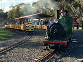 The Altona Miniature Railway (AMR) is a hobby club run by members that provide miniature train rides on scaled steam and diesel engines (5″ and 7 1/4″ gauge), over our 1.5 km length track in Altona Australia. Membership with Altona Miniature Railway is available to anyone who is interested in trains, scale model railroading, engineering, gardening or being involved in the local community. Altona Miniature Railway is a family friendly club that welcomes new members and their families.