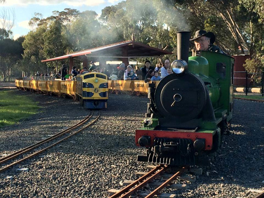 The Altona Miniature Railway (AMR) is a hobby club run by members that provide miniature train rides on scaled steam and diesel engines (5″ and 7 1/4″ gauge), over our 1.5 km length track in Altona Australia. Membership with Altona Miniature Railway is available to anyone who is interested in trains, scale model railroading, engineering, gardening or being involved in the local community. Altona Miniature Railway is a family friendly club that welcomes new members and their families. 