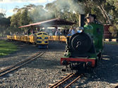 The Altona Miniature Railway (AMR) is a hobby club run by members that provide miniature train rides on scaled steam and diesel engines (5″ and 7 1/4″ gauge), over our 1.5 km length track in Altona Australia. Membership with Altona Miniature Railway is available to anyone who is interested in trains, scale model railroading, engineering, gardening or being involved in the local community. Altona Miniature Railway is a family friendly club that welcomes new members and their families.