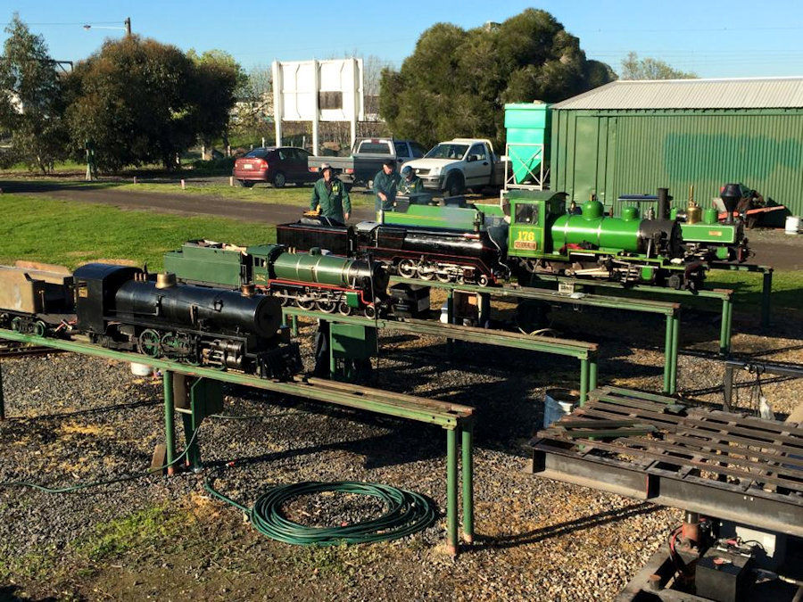 The Altona Miniature Railway (AMR) is a hobby club run by members that provide miniature train rides on scaled steam and diesel engines (5″ and 7 1/4″ gauge), over our 1.5 km length track in Altona Australia. Membership with Altona Miniature Railway is available to anyone who is interested in trains, scale model railroading, engineering, gardening or being involved in the local community. Altona Miniature Railway is a family friendly club that welcomes new members and their families. 