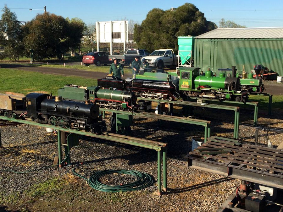 The Altona Miniature Railway (AMR) is a hobby club run by members that provide miniature train rides on scaled steam and diesel engines (5″ and 7 1/4″ gauge), over our 1.5 km length track in Altona Australia. Membership with Altona Miniature Railway is available to anyone who is interested in trains, scale model railroading, engineering, gardening or being involved in the local community. Altona Miniature Railway is a family friendly club that welcomes new members and their families. 