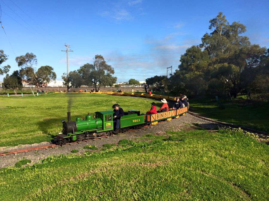 The Altona Miniature Railway (AMR) is a hobby club run by members that provide miniature train rides on scaled steam and diesel engines (5″ and 7 1/4″ gauge), over our 1.5 km length track in Altona Australia. Membership with Altona Miniature Railway is available to anyone who is interested in trains, scale model railroading, engineering, gardening or being involved in the local community. Altona Miniature Railway is a family friendly club that welcomes new members and their families. 