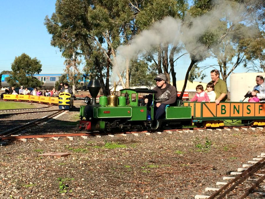 The Altona Miniature Railway (AMR) is a hobby club run by members that provide miniature train rides on scaled steam and diesel engines (5″ and 7 1/4″ gauge), over our 1.5 km length track in Altona Australia. Membership with Altona Miniature Railway is available to anyone who is interested in trains, scale model railroading, engineering, gardening or being involved in the local community. Altona Miniature Railway is a family friendly club that welcomes new members and their families. 