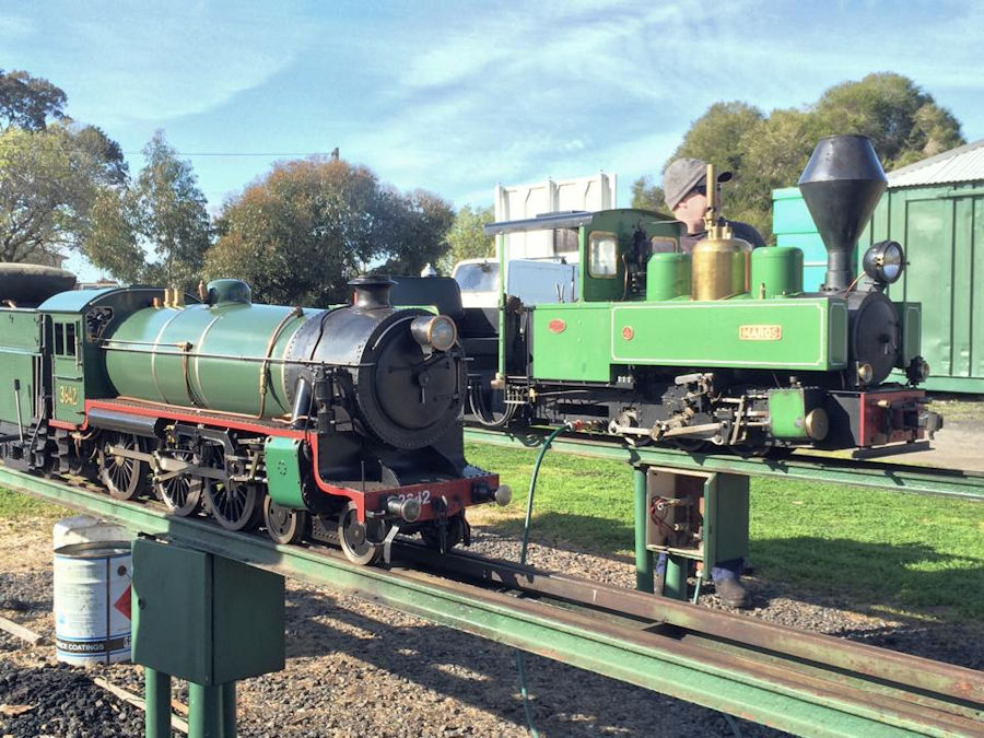 The Altona Miniature Railway (AMR) is a hobby club run by members that provide miniature train rides on scaled steam and diesel engines (5″ and 7 1/4″ gauge), over our 1.5 km length track in Altona Australia. Membership with Altona Miniature Railway is available to anyone who is interested in trains, scale model railroading, engineering, gardening or being involved in the local community. Altona Miniature Railway is a family friendly club that welcomes new members and their families. 