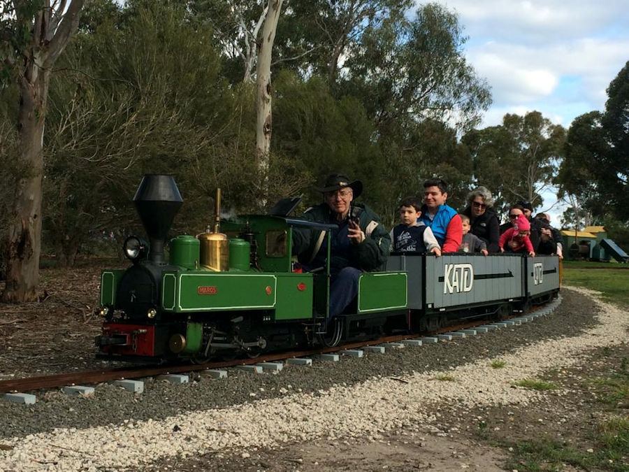 The Altona Miniature Railway (AMR) is a hobby club run by members that provide miniature train rides on scaled steam and diesel engines (5″ and 7 1/4″ gauge), over our 1.5 km length track in Altona Australia. Membership with Altona Miniature Railway is available to anyone who is interested in trains, scale model railroading, engineering, gardening or being involved in the local community. Altona Miniature Railway is a family friendly club that welcomes new members and their families. 