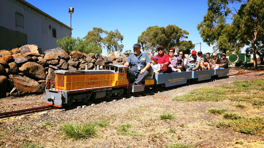 The Altona Miniature Railway (AMR) is a hobby club run by members that provide miniature train rides on scaled steam and diesel engines (5″ and 7 1/4″ gauge), over our 1.5 km length track in Altona Australia. Membership with Altona Miniature Railway is available to anyone who is interested in trains, scale model railroading, engineering, gardening or being involved in the local community. Altona Miniature Railway is a family friendly club that welcomes new members and their families. 