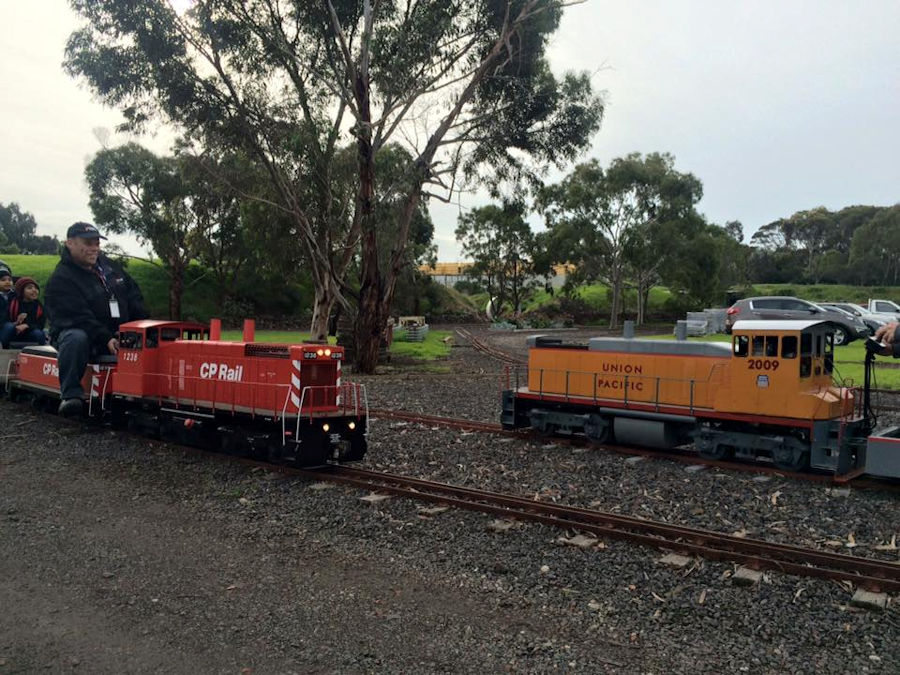 The Altona Miniature Railway (AMR) is a hobby club run by members that provide miniature train rides on scaled steam and diesel engines (5″ and 7 1/4″ gauge), over our 1.5 km length track in Altona Australia. Membership with Altona Miniature Railway is available to anyone who is interested in trains, scale model railroading, engineering, gardening or being involved in the local community. Altona Miniature Railway is a family friendly club that welcomes new members and their families. 