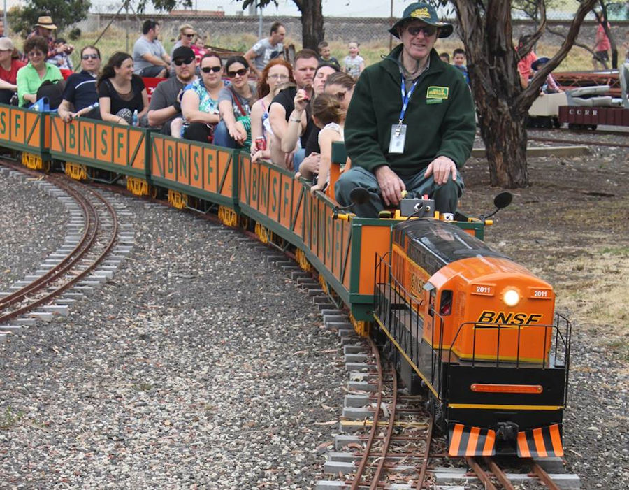 The Altona Miniature Railway (AMR) is a hobby club run by members that provide miniature train rides on scaled steam and diesel engines (5″ and 7 1/4″ gauge), over our 1.5 km length track in Altona Australia. Membership with Altona Miniature Railway is available to anyone who is interested in trains, scale model railroading, engineering, gardening or being involved in the local community. Altona Miniature Railway is a family friendly club that welcomes new members and their families. 