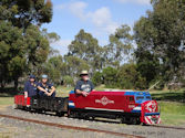 The Altona Miniature Railway (AMR) is a hobby club run by members that provide miniature train rides on scaled steam and diesel engines (5″ and 7 1/4″ gauge), over our 1.5 km length track in Altona Australia. Membership with Altona Miniature Railway is available to anyone who is interested in trains, scale model railroading, engineering, gardening or being involved in the local community. Altona Miniature Railway is a family friendly club that welcomes new members and their families.