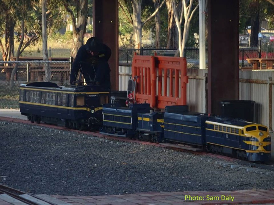 The Altona Miniature Railway (AMR) is a hobby club run by members that provide miniature train rides on scaled steam and diesel engines (5″ and 7 1/4″ gauge), over our 1.5 km length track in Altona Australia. Membership with Altona Miniature Railway is available to anyone who is interested in trains, scale model railroading, engineering, gardening or being involved in the local community. Altona Miniature Railway is a family friendly club that welcomes new members and their families. 