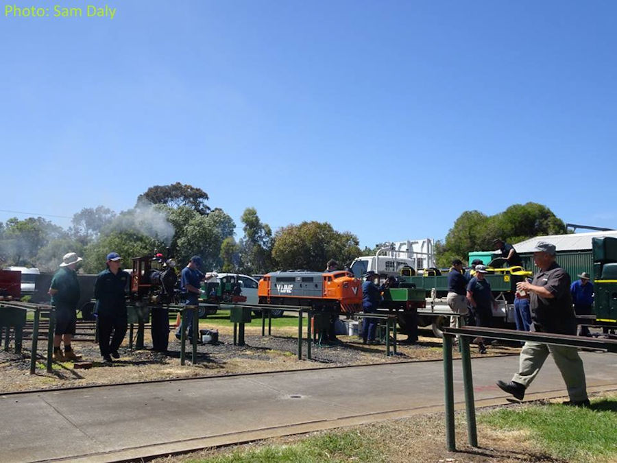 The Altona Miniature Railway (AMR) is a hobby club run by members that provide miniature train rides on scaled steam and diesel engines (5″ and 7 1/4″ gauge), over our 1.5 km length track in Altona Australia. Membership with Altona Miniature Railway is available to anyone who is interested in trains, scale model railroading, engineering, gardening or being involved in the local community. Altona Miniature Railway is a family friendly club that welcomes new members and their families. 