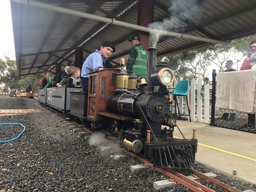 The Altona Miniature Railway (AMR) is a hobby club run by members that provide miniature train rides on scaled steam and diesel engines (5″ and 7 1/4″ gauge), over our 1.5 km length track in Altona Australia. Membership with Altona Miniature Railway is available to anyone who is interested in trains, scale model railroading, engineering, gardening or being involved in the local community. Altona Miniature Railway is a family friendly club that welcomes new members and their families. 