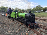 The Altona Miniature Railway (AMR) is a hobby club run by members that provide miniature train rides on scaled steam and diesel engines (5″ and 7 1/4″ gauge), over our 1.5 km length track in Altona Australia. Membership with Altona Miniature Railway is available to anyone who is interested in trains, scale model railroading, engineering, gardening or being involved in the local community. Altona Miniature Railway is a family friendly club that welcomes new members and their families.