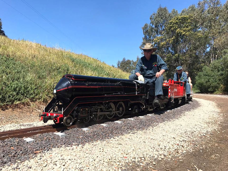 The Altona Miniature Railway (AMR) is a hobby club run by members that provide miniature train rides on scaled steam and diesel engines (5″ and 7 1/4″ gauge), over our 1.5 km length track in Altona Australia. Membership with Altona Miniature Railway is available to anyone who is interested in trains, scale model railroading, engineering, gardening or being involved in the local community. Altona Miniature Railway is a family friendly club that welcomes new members and their families. 