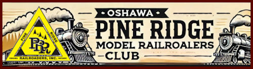 Oshawa Pine Ridge Model Railroaders Club Logo and Banner