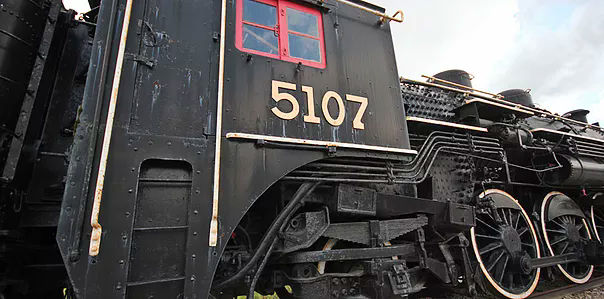 Welcome to the Ron Morel Memorial Museum in Kapuskasing Ontario Canada

This site's collection focuses on the Kapuskasing region from 1914 to the present. The museum is housed in two Canadian National Railway coaches, an engine and a caboose. There is a permanent exhibit on Kapuskasing's World War I internment camp ( www.cdli.ca/monuments/on/kapplaq.htm ), and new exhibits every season on various aspects of Kapuskasing. Working HO-gauge and N-gauge railway models are sure to delight young and older visitors alike.

The Ron Morel Memorial Museum, housed in locomotive #5107, was founded in 1971 by the late Ron Morel Sr. whose vision was to showcase two of his passions -local history and trains. The museum has something for everyone.
