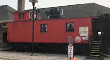 The little red caboose (#75848) serves as a gift shop and office. Souvenirs are obviously train-related, but Town of Kapuskasing trinkets are also available.