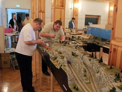 Kraft Trains railroading clubs around the world At GermaNTRAK
Warendorf Germany at krafttrains@rogers.com