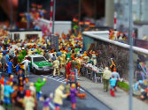 Miniatur Wunderland, Hamburg Germany the largest model railroad in the world and one of Germany's most successful leisure tourist attractions in Hamburg Germany.