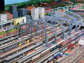 Miniatur Wunderland, Hamburg Germany the largest model railroad in the world and one of Germany's most successful leisure tourist attractions in Hamburg Germany.
