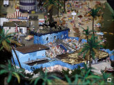 Miniatur Wunderland, Hamburg Germany the largest model railroad in the world and one of Germany's most successful leisure tourist attractions in Hamburg Germany.