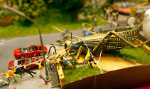 Miniatur Wunderland, Hamburg Germany the largest model railroad in the world and one of Germany's most successful leisure tourist attractions in Hamburg Germany.