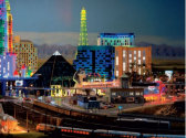 Miniatur Wunderland, Hamburg Germany the largest model railroad in the world and one of Germany's most successful leisure tourist attractions in Hamburg Germany.