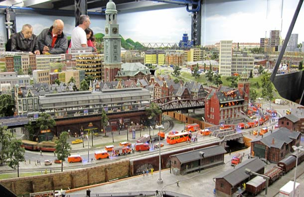 Miniatur Wunderland Hamburg Germany is the largest model railway in the world, and one of the most successful permanent exhibitions in Northern Germany. Learn all you can about the worlds largest model railway train set in Hamburg Germany Miniatur Wunderland. Miniatur Wunderland Hamburg Germany also has the worlds largest model train set and working airport. 