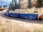 Welcome to the Los Angeles N-Scale Association, operators of East Valley Lines Model Railroad located since 1979 in the Travel Town Museum at Griffith Park. View pitchers of the East Valley Lines N Scale Model Railroad and see what they have done to their N scale layout. They operate one of the largest N-Scale layouts in the world. This is just a brief trip on the East Valley Lines' trackage. As you observe closely, there are lots of details to enjoy. This is truly a labor of love, involving countless hours, money and the talents of the many N-Scale modelers dedicated to the memory of great railroads. Brought to you to by www.krafttrains.com